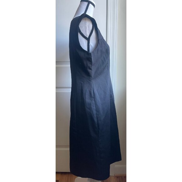 Studio I Charcoal Pinstripe Dress - Picture 2 of 8